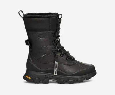 UGG® Women's Adirondack Meridian Leather/Waterproof Cold Weather Boots in Black