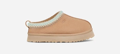 UGG® Kids' Tazz Suede Slippers in Sand