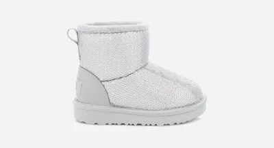 UGG® Toddlers' Classic Mini Mirror Ball Sequin Classic Boots in Silver