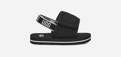 UGG® Lennon Slingback Textile Sandals in Black