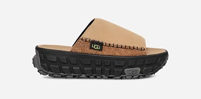 UGG® Venture Daze Slide Suede Sandals in Sand/Black