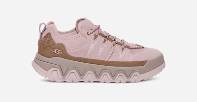 UGG® Women's CapTrail Low Suede/Textile/Recycled Materials Sneakers in Pale Smoke