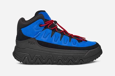 UGG® Men's CapTrail High Suede/Textile/Recycled Materials Sneakers in Black