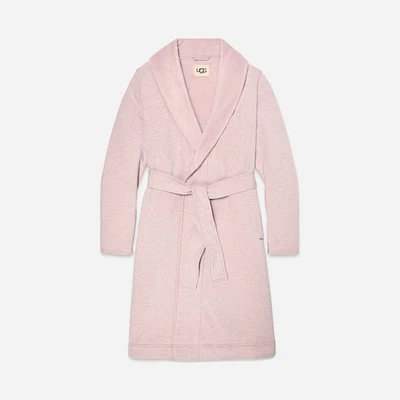 UGG® Women's Duffield Robe Fleece Robes in Ashen Rose Heather