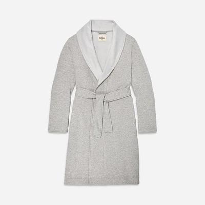 UGG® Women's Duffield Robe Fleece Robes in Seal Heather