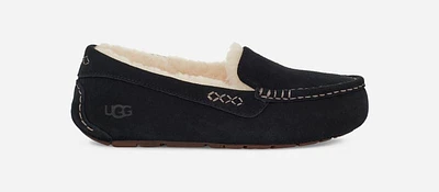 UGG® Women's Ansley Sheepskin Suede Slipper in Black