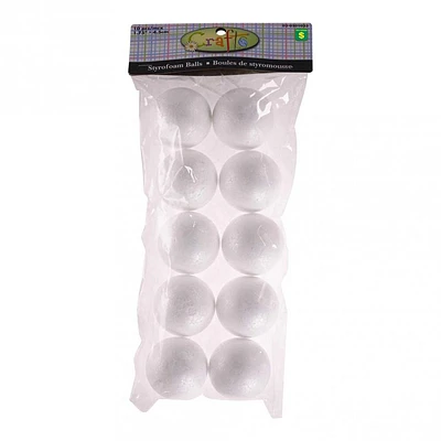 Styrofoam Balls 10PK (Assorted Sizes)