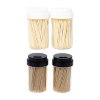 Bamboo Toothpicks with Dispensers 500PK