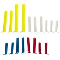 18PK Bag Clips (Assorted Colours)