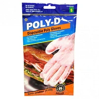 Disposable Poly Gloves 50PK