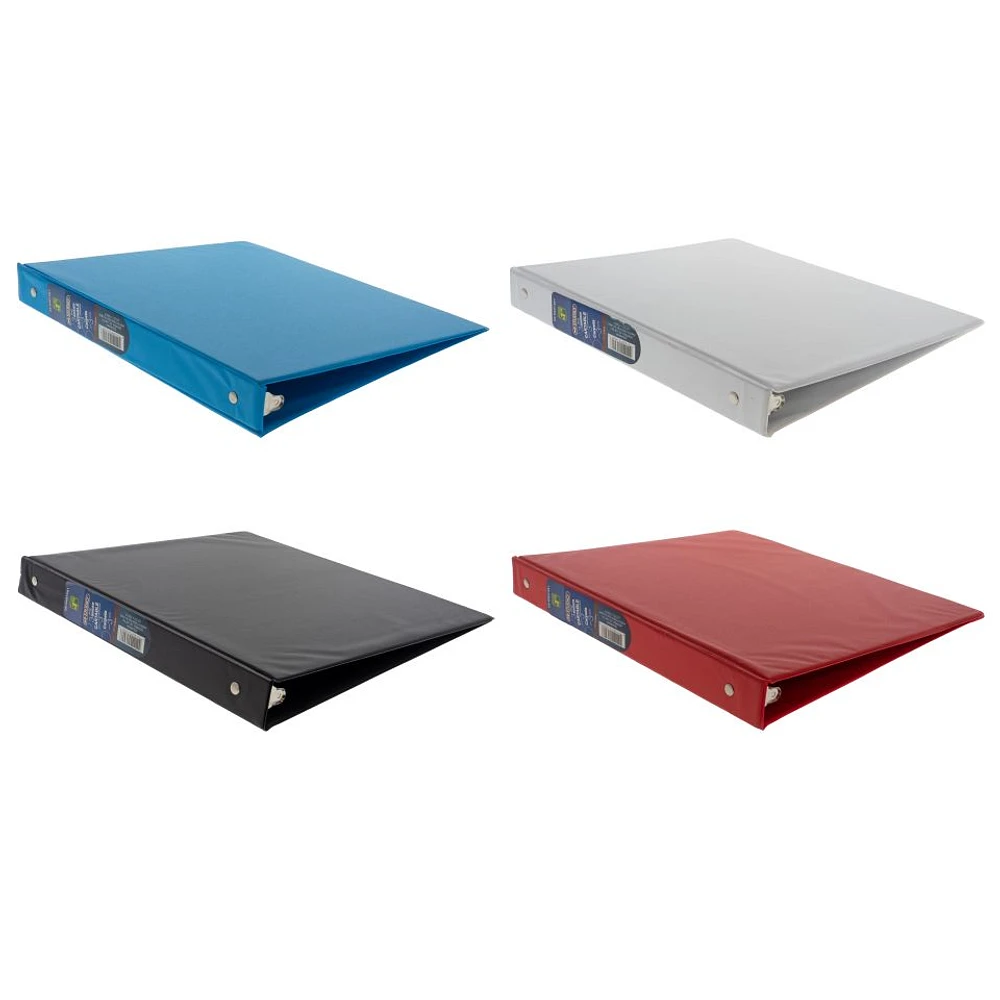 1" 3-Ring Binder (Assorted Colours)