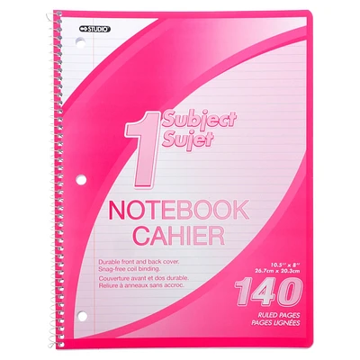 Spiral Notebook (Assorted Colours
