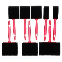 8Pk Foam Paint Brushes (Assorted Sizes)