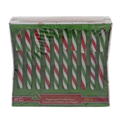 10PK Christmas Mint Candy Canes