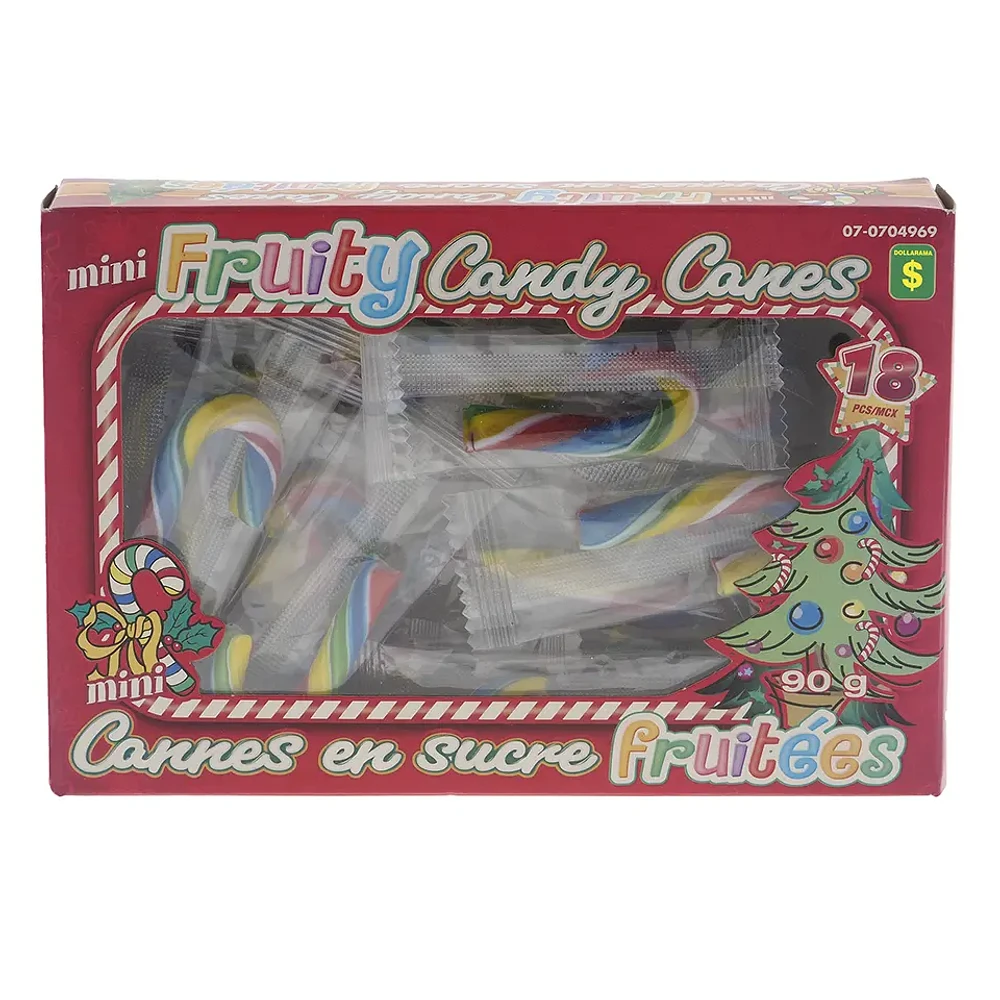 Christmas Mini Fruity Candy Canes