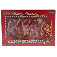 22Pk Christmas Mini Peppermint Candy Canes