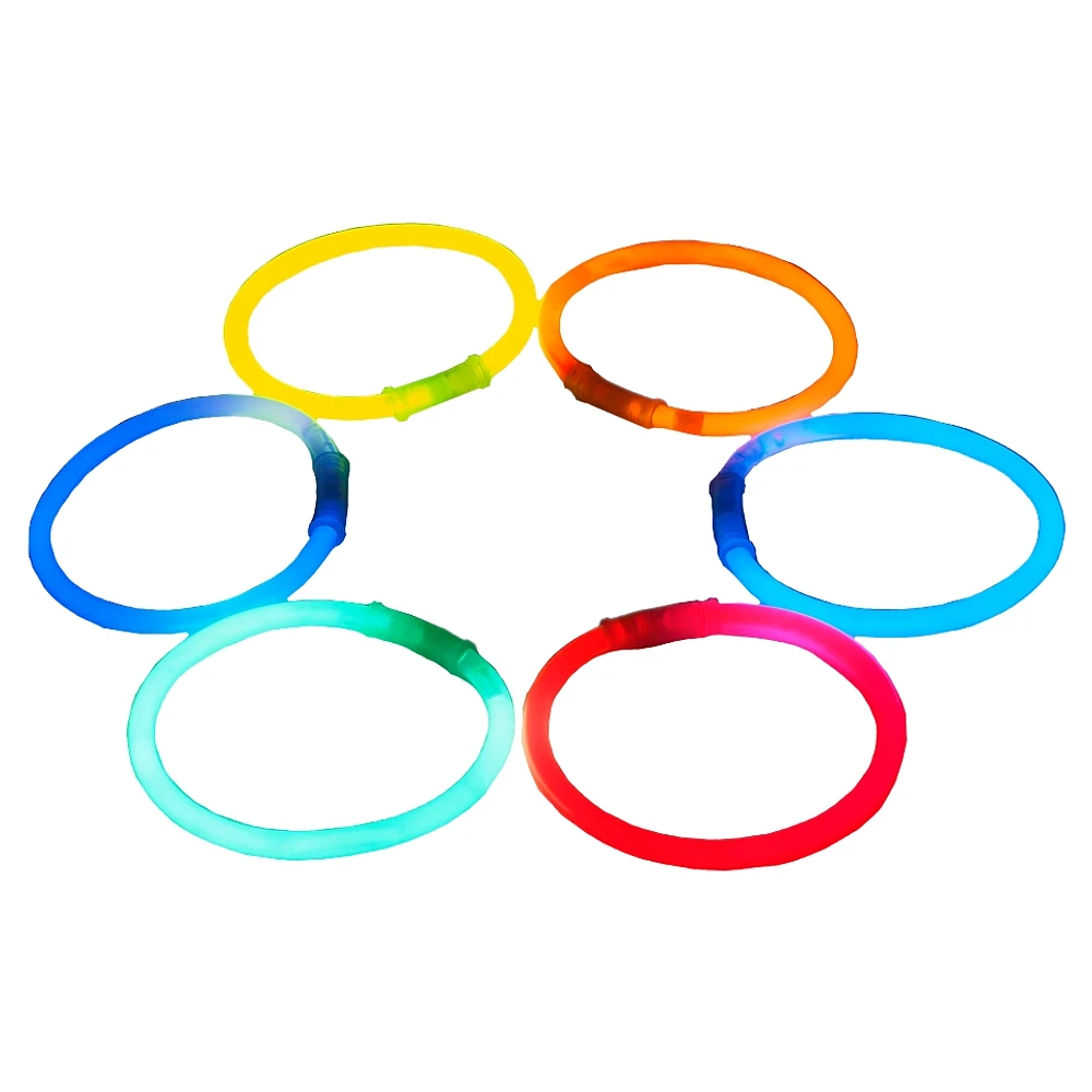 Glow Bracelets 6PK (Assorted Colours)