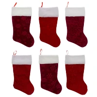 Christmas Fancy Velour Stocking