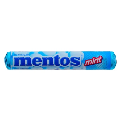 Bonbons tendres Mentos saveur menthe