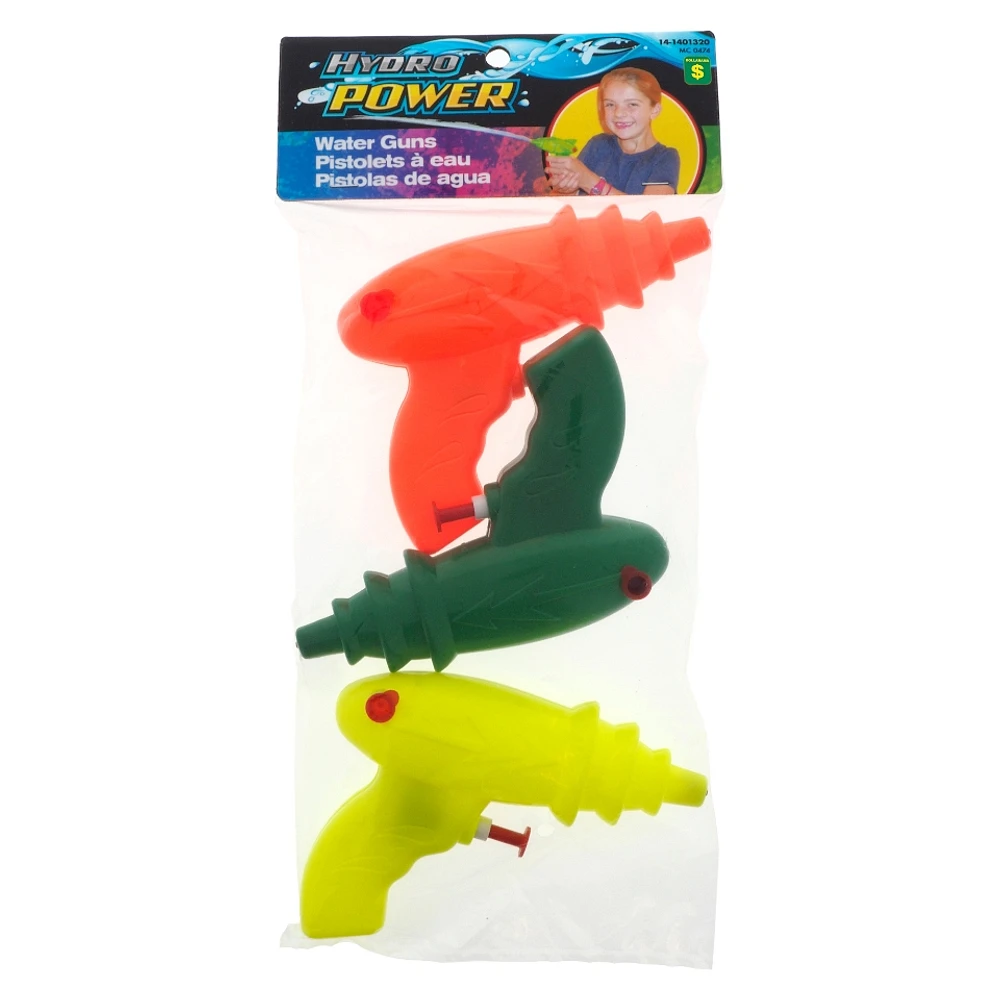 3pk Mini Water Guns