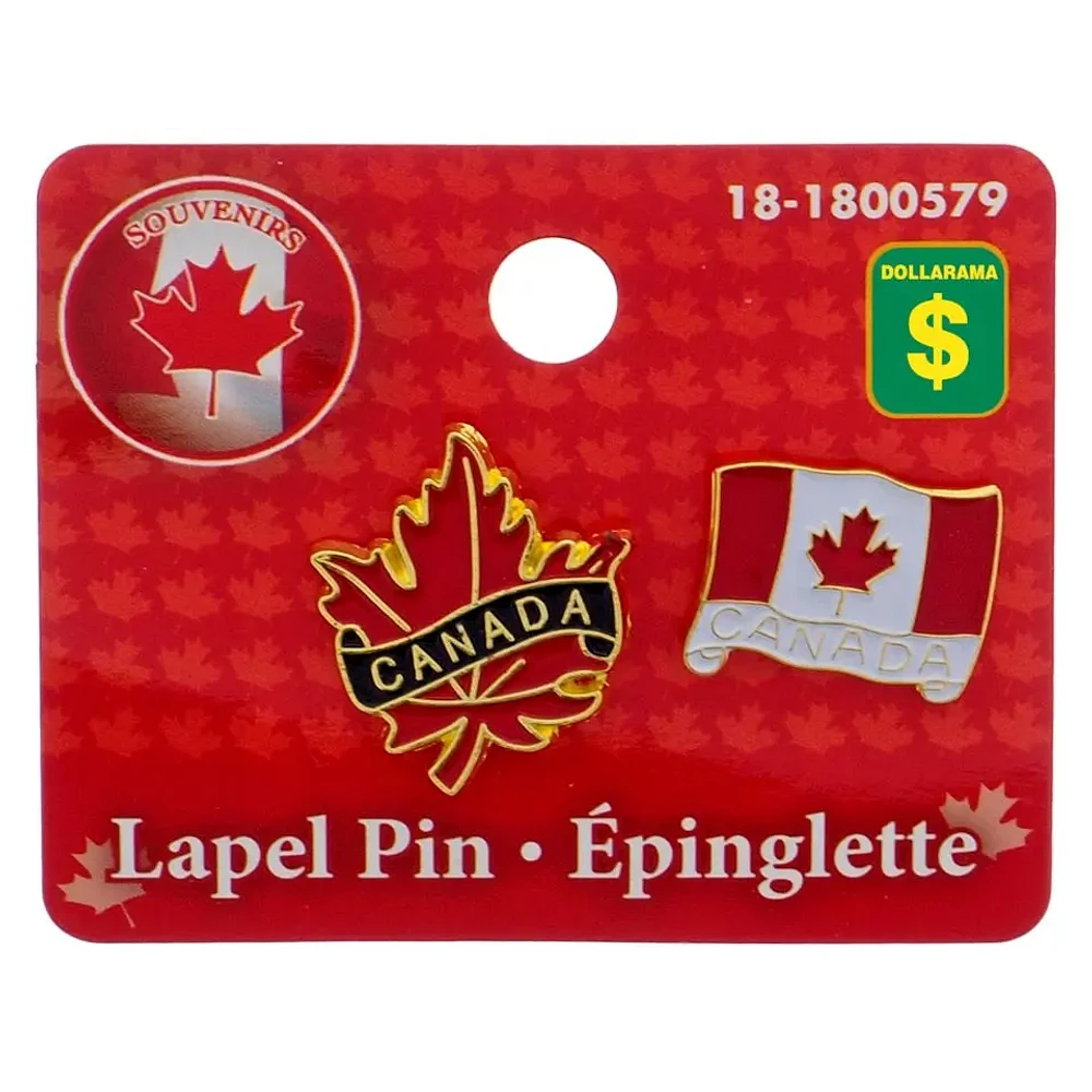 2Pk Canada themed lapel pins