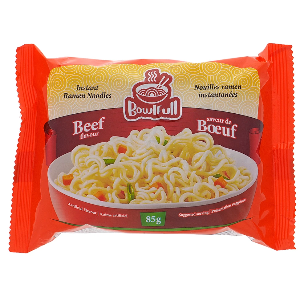 Instant Beef Flavour Noodle Soup