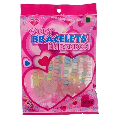 Valentine Candy Bracelets With heart