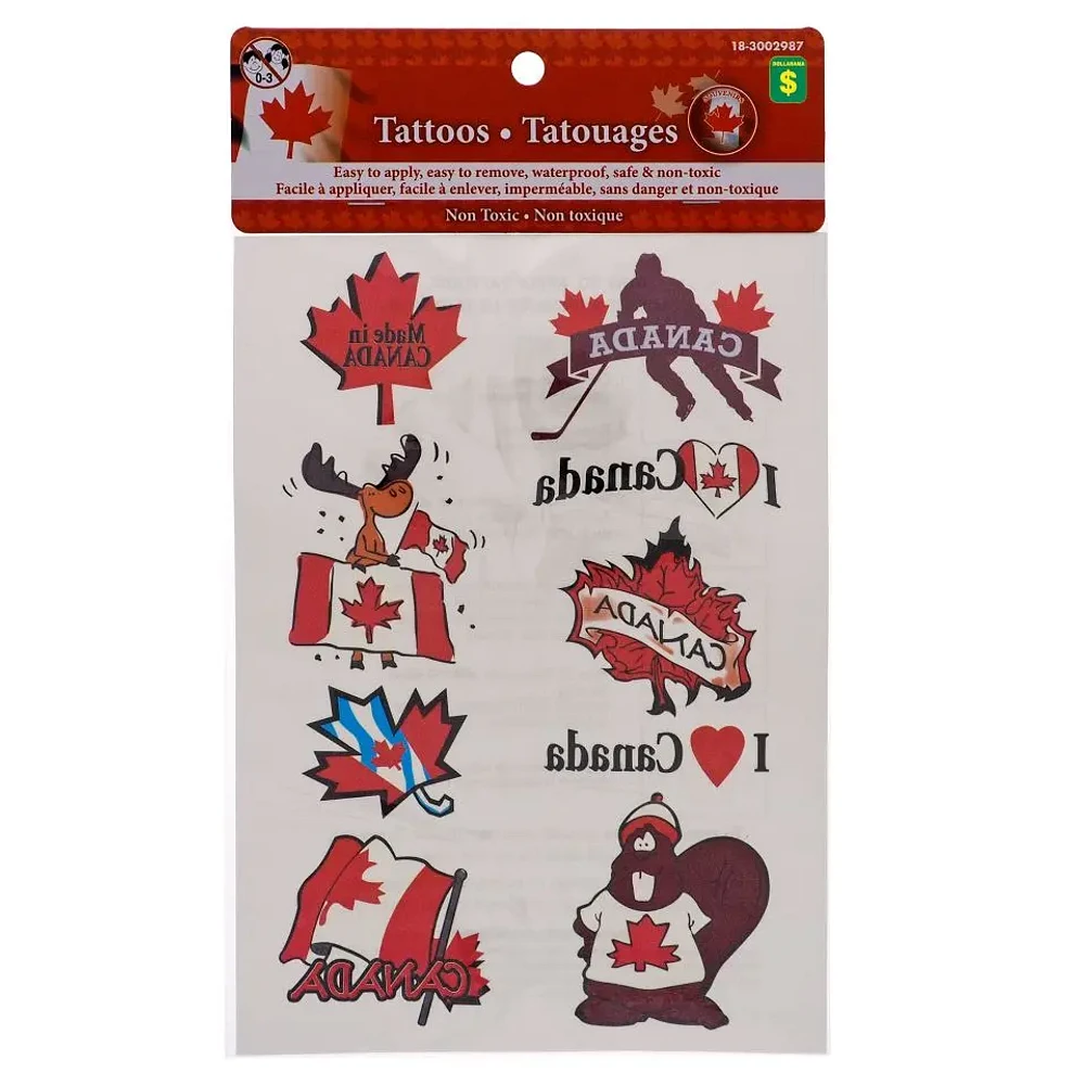 Canada Souvenirs Tattoos