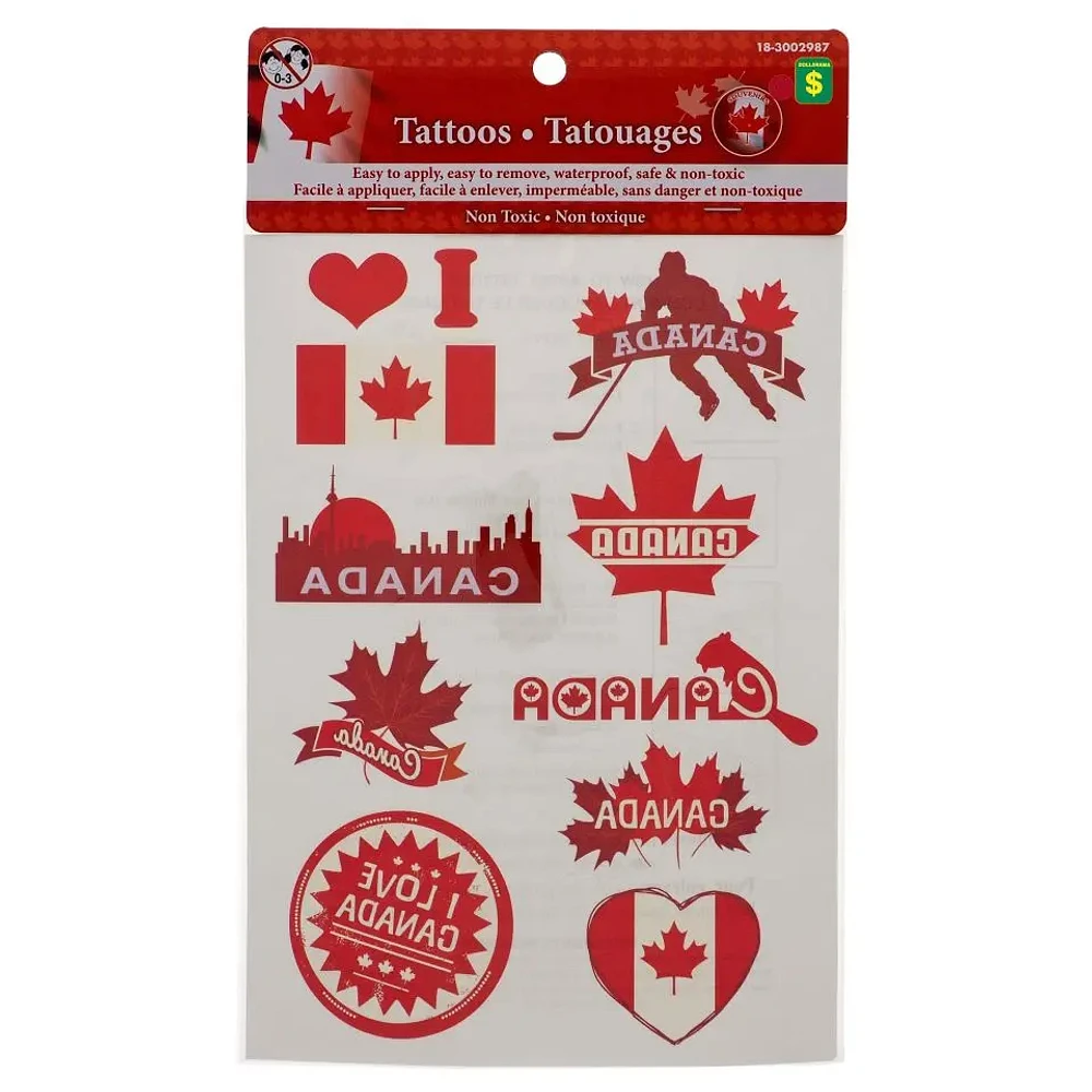 Canada Souvenirs Tattoos