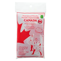 Canada Themed Adult Rain Poncho