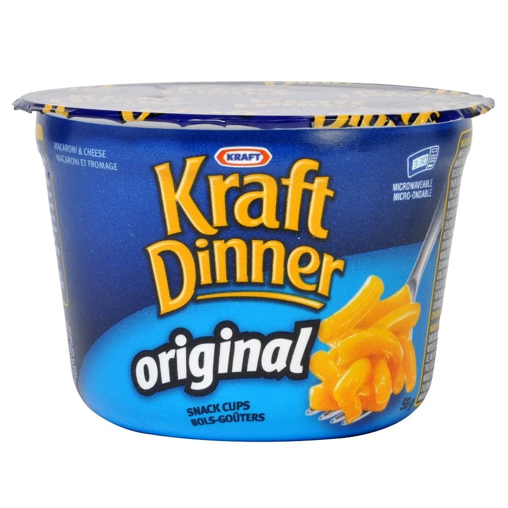 Macaroni au fromage Kraft Dinner format collation