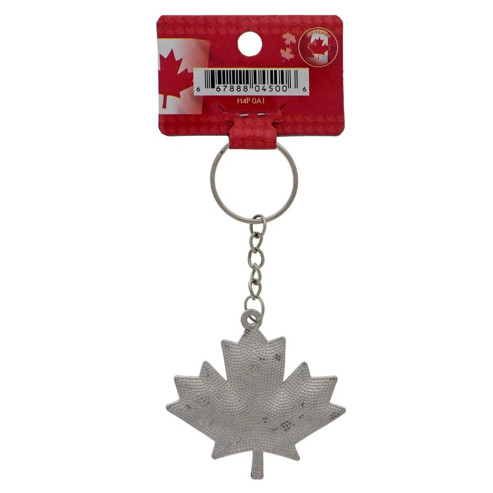 Red Maple Leaf Keychain