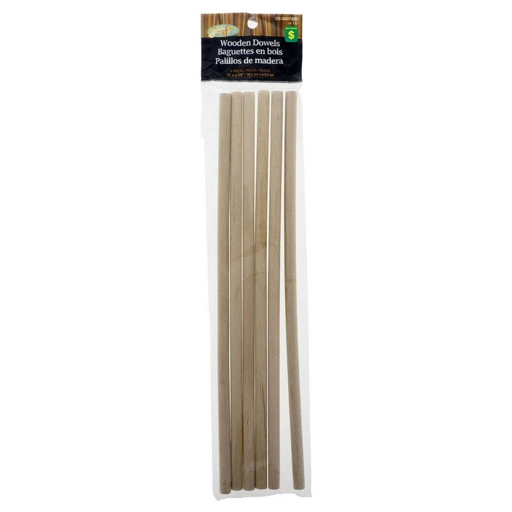 Wooden Dowels (Assorted Sizes)