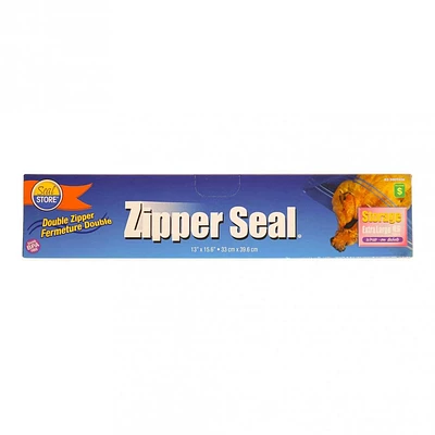 Zipper Seal Storage Bags 6PK