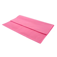 Nappe rectangulaire rose vif en plastique