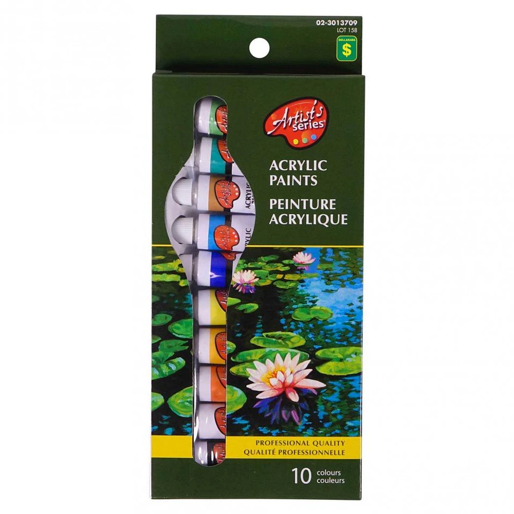 Acrylic Paint Bottle Set 10PC