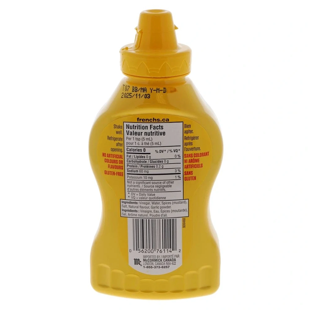 French's 325ml Prepared Mustard