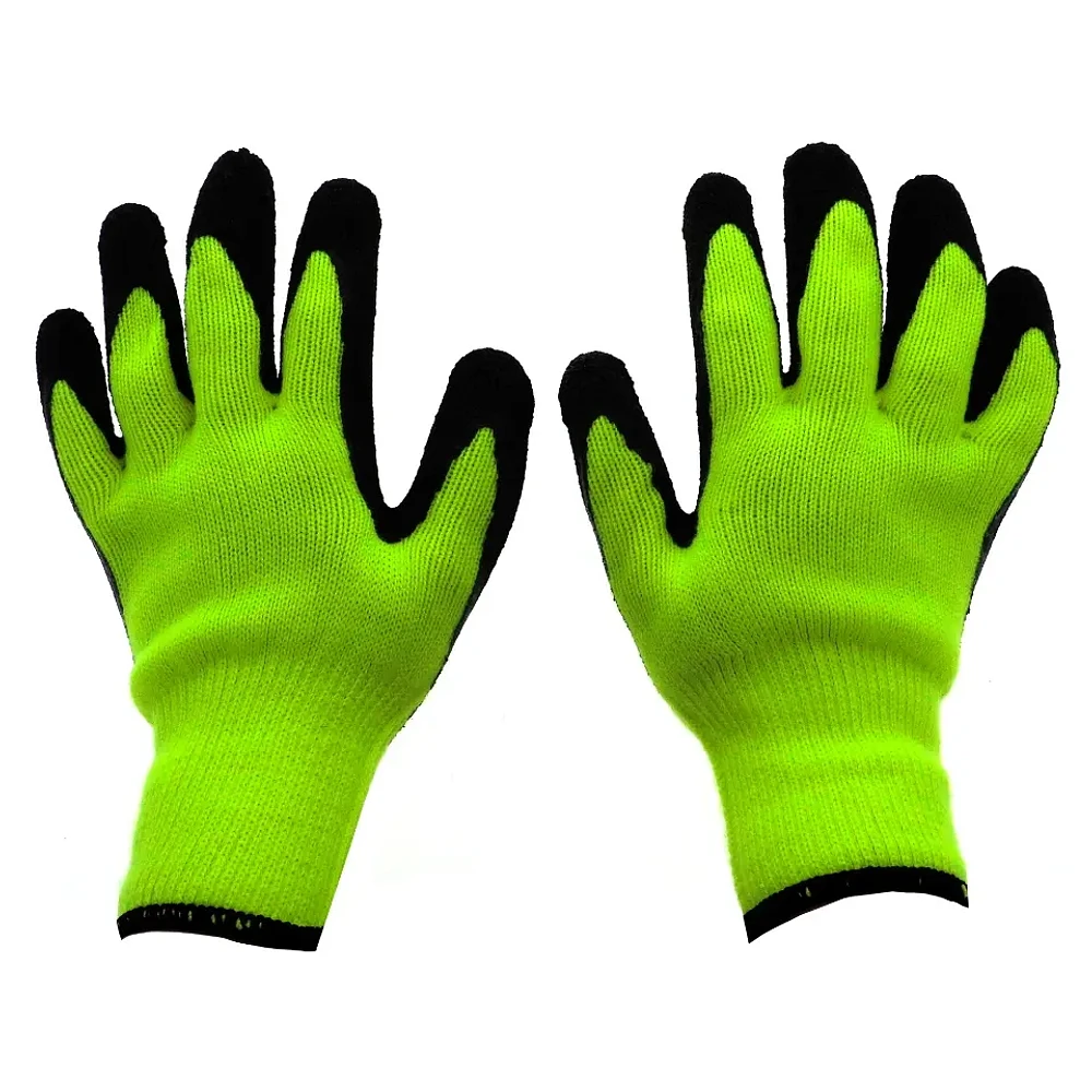 Gants de travail enduits de latex