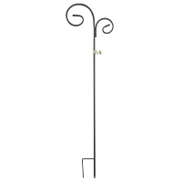 Metal Garden Stake With Double Hooks