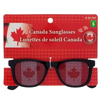 Lunettes avec drapeau du Canada