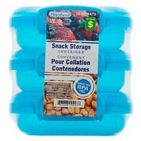 3Pk Snack Storage Container