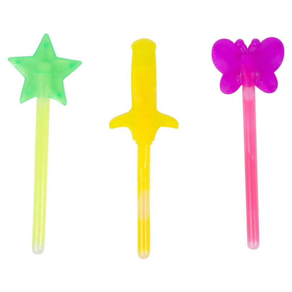 Glow Sticks 4PK (Assorted Colours and Shapes)