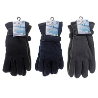 Gants en polaire avec doublure en sherpa