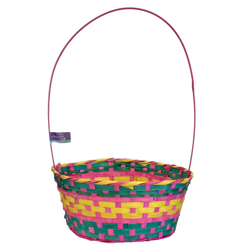 Easter Large Oval Wicker Basket