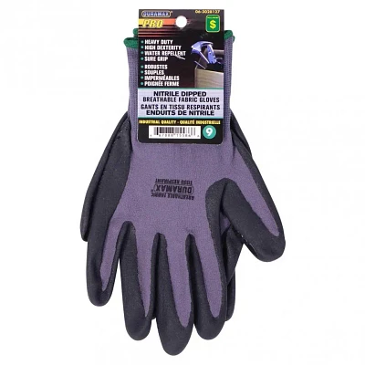 Gants en tissu respirant enduits de nitrile