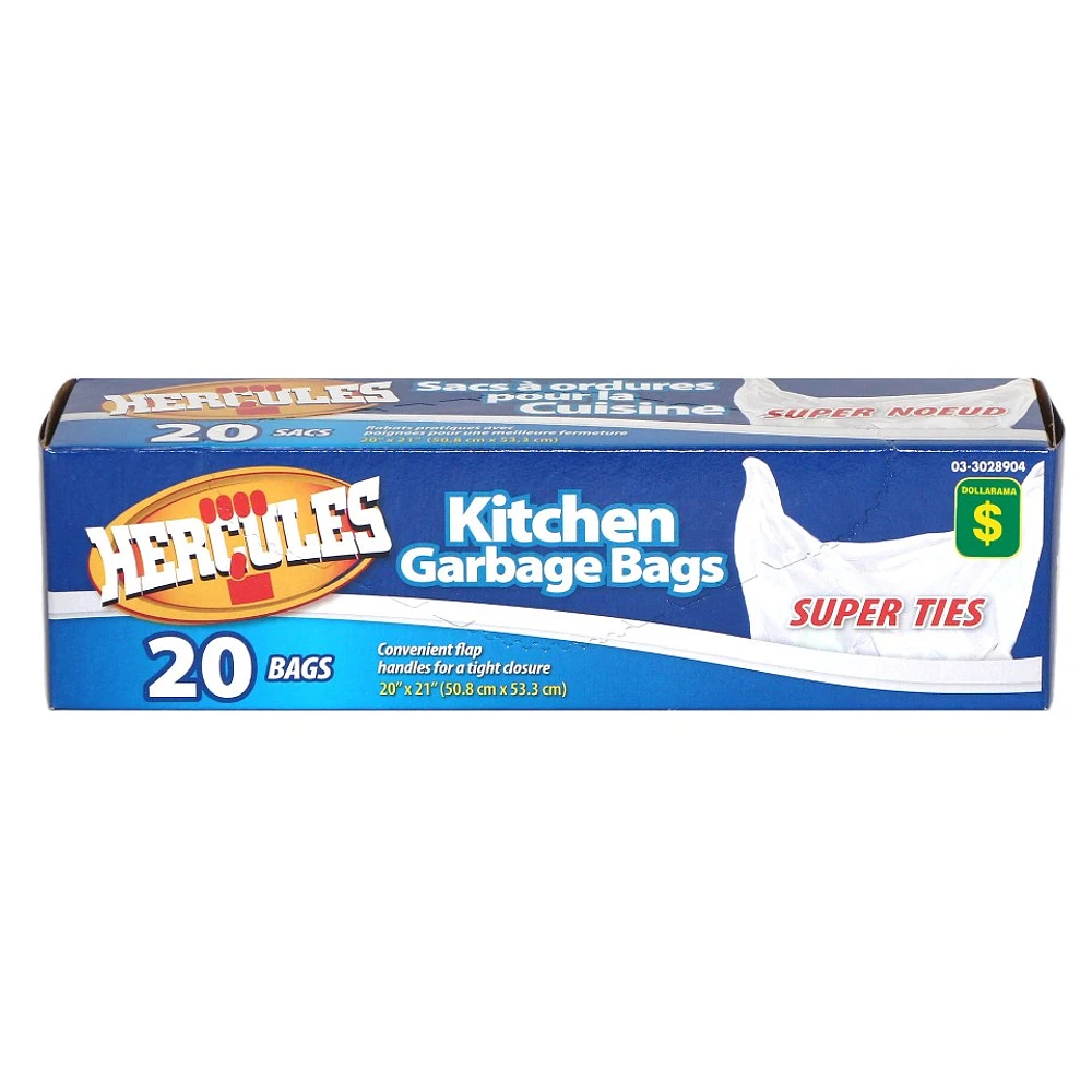 Kitchen Garbage Bags 20PK