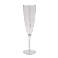 6 Verres à champagne en plastique