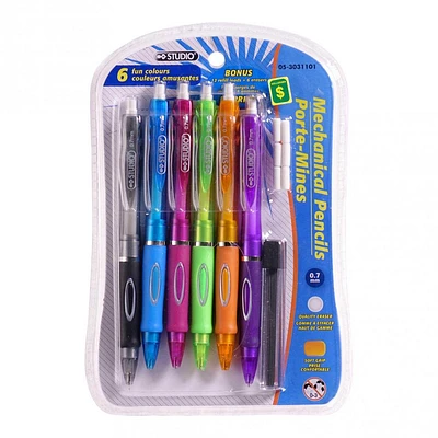 6PK Colour Mechanical Pencil Set