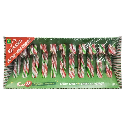 22PK Christmas Candy Canes