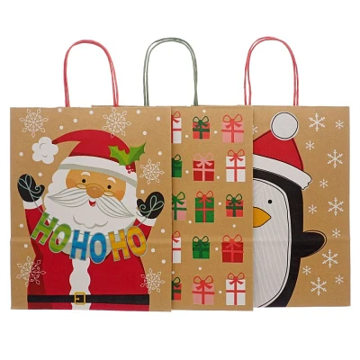 3PK Large Christmas Gift Bags